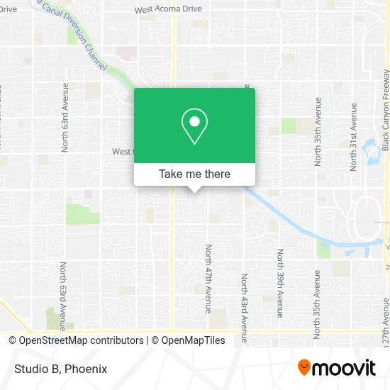 Studio B map