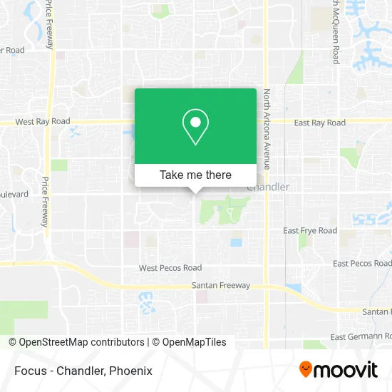 Focus - Chandler map