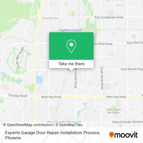 Experts Garage Door Repair Installation Process map