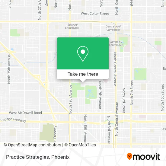 Practice Strategies map
