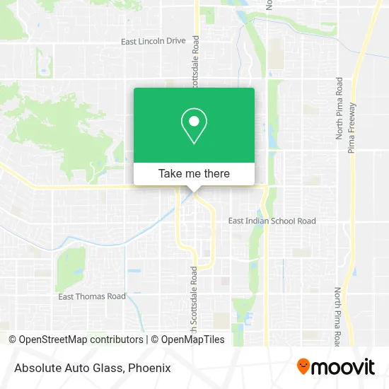 Absolute Auto Glass map