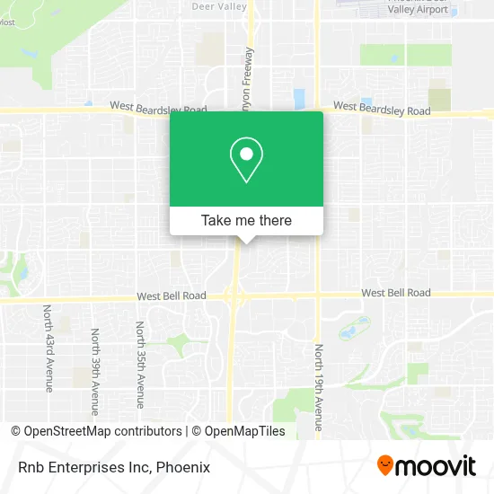 Rnb Enterprises Inc map