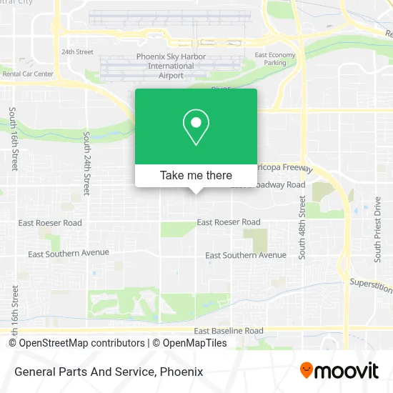 General Parts And Service map