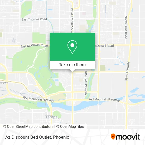 Az Discount Bed Outlet map