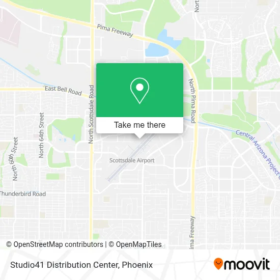 Studio41 Distribution Center map