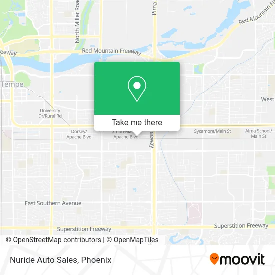 Nuride Auto Sales map