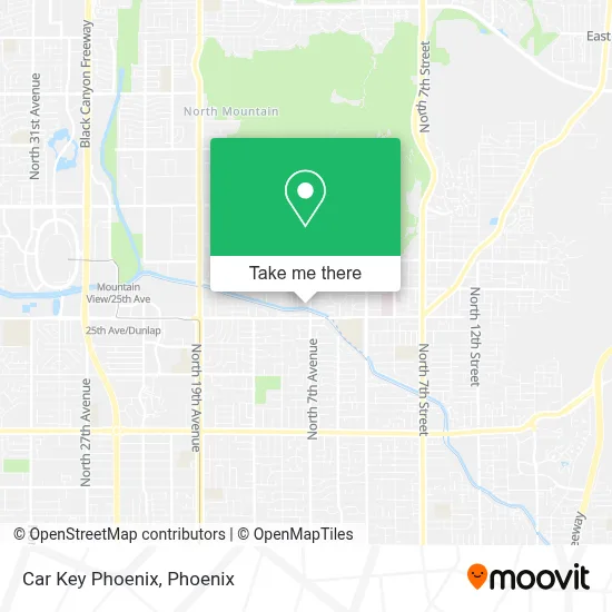Car Key Phoenix map