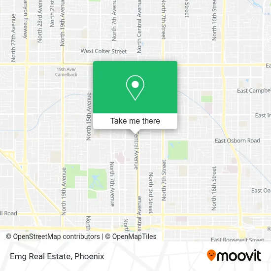 Emg Real Estate map