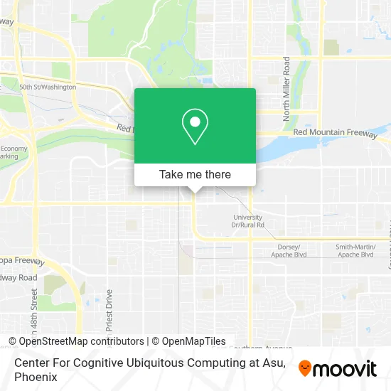 Center For Cognitive Ubiquitous Computing at Asu map