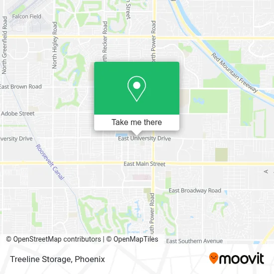 Treeline Storage map