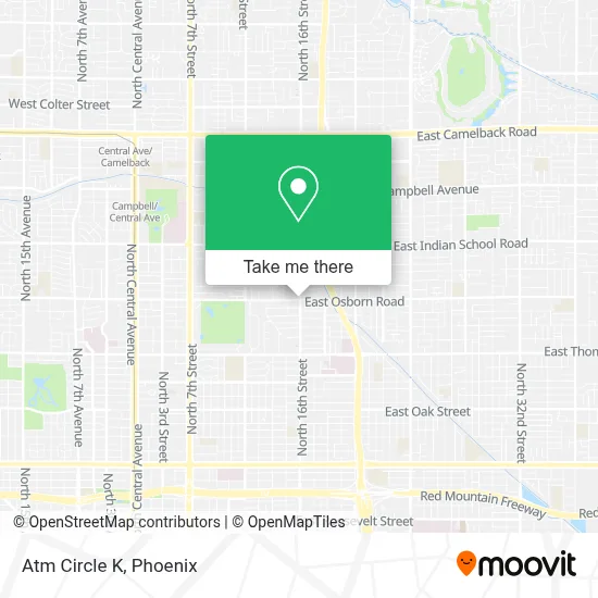 Atm Circle K map