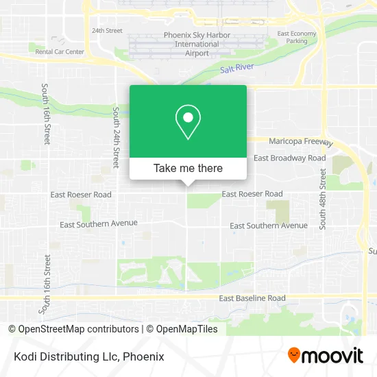 Kodi Distributing Llc map