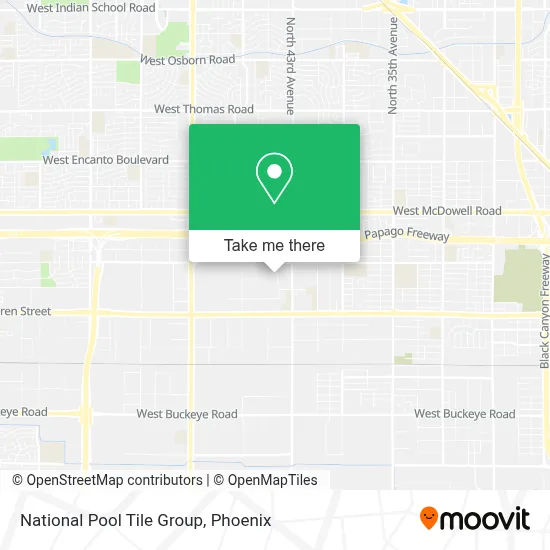National Pool Tile Group map