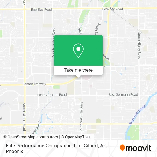 Elite Performance Chiropractic, Llc - Gilbert, Az map