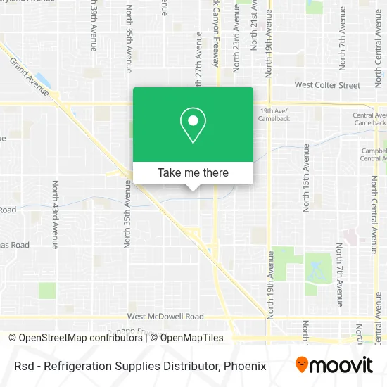 Rsd - Refrigeration Supplies Distributor map
