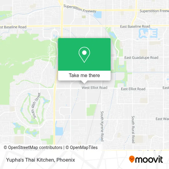 Yupha's Thai Kitchen map