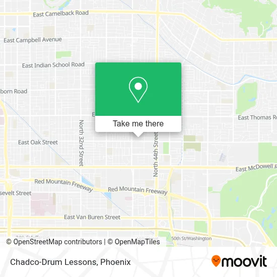Chadco-Drum Lessons map