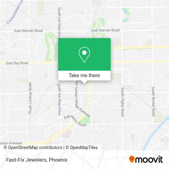Fast-Fix Jewelers map