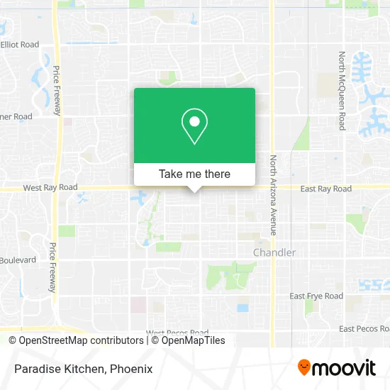 Paradise Kitchen map