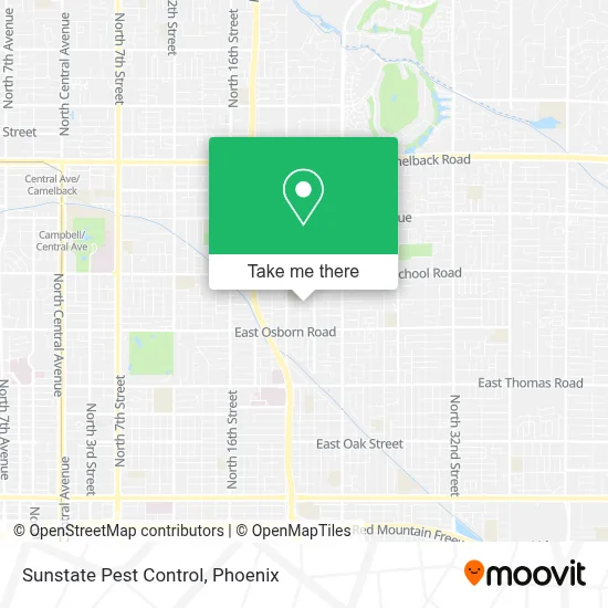 Sunstate Pest Control map