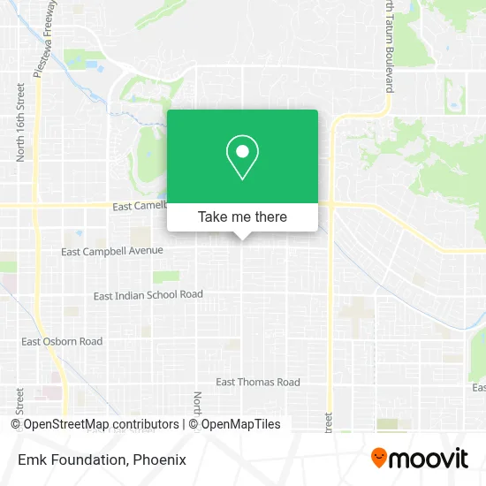 Emk Foundation map
