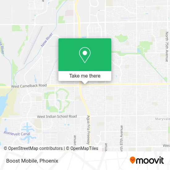 Boost Mobile map