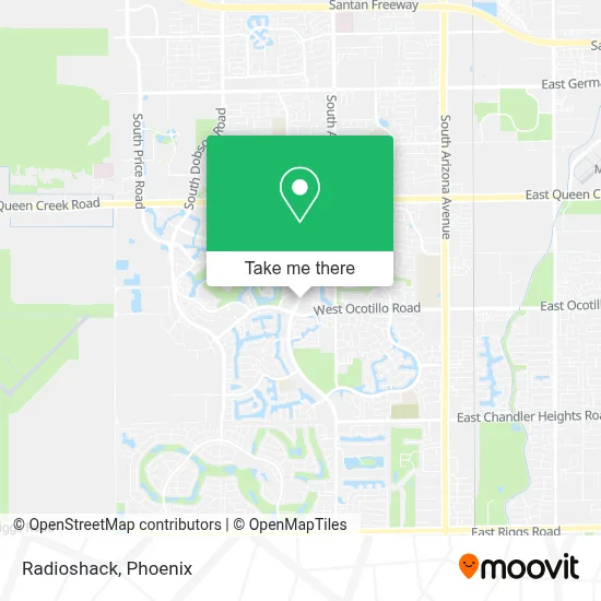 Radioshack map