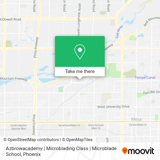 Azbrowacademy | Microblading Class | Microblade School map