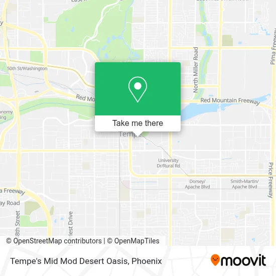 Tempe's Mid Mod Desert Oasis map