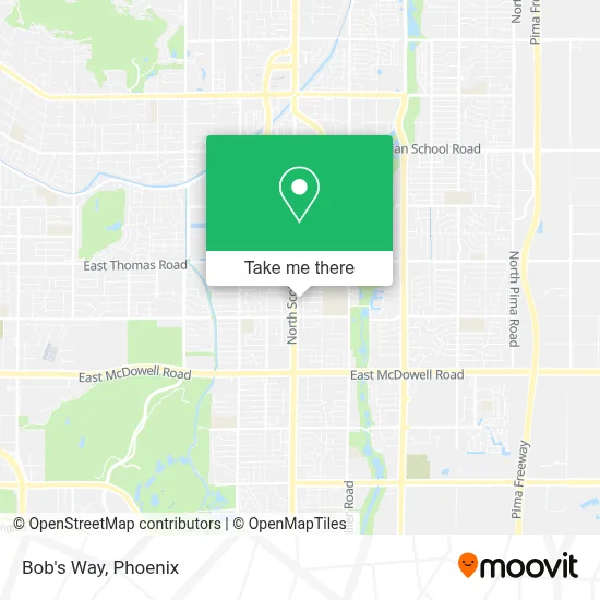Bob's Way map