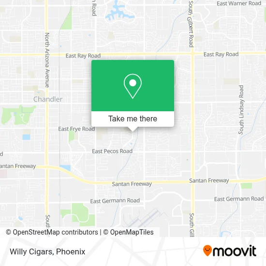 Willy Cigars map
