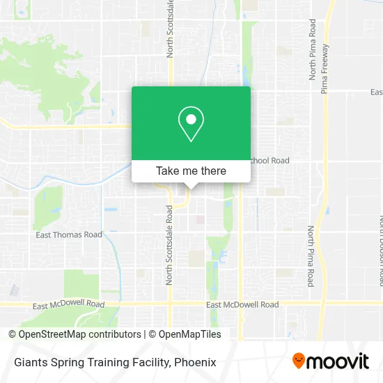 Giants Spring Training Facility map