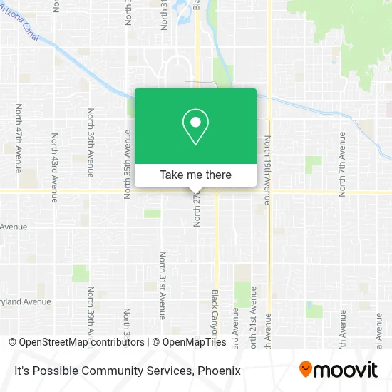 It's Possible Community Services map