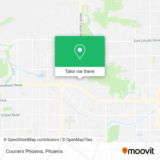 Couriers Phoenix map