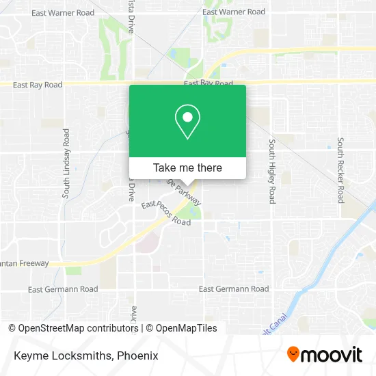 Keyme Locksmiths map