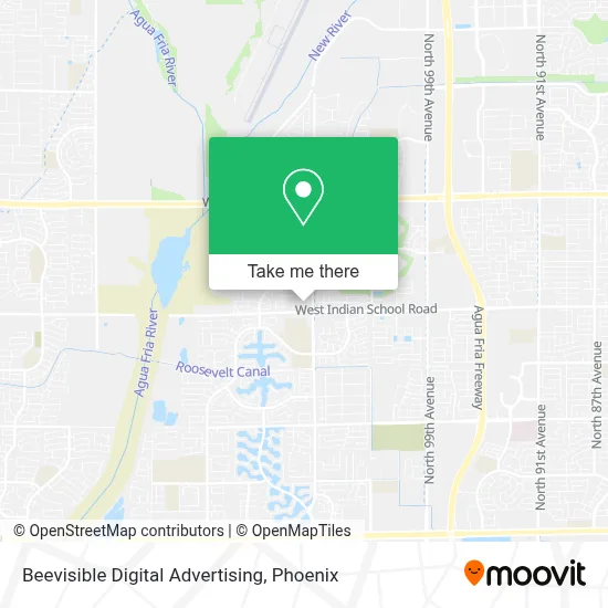 Beevisible Digital Advertising map