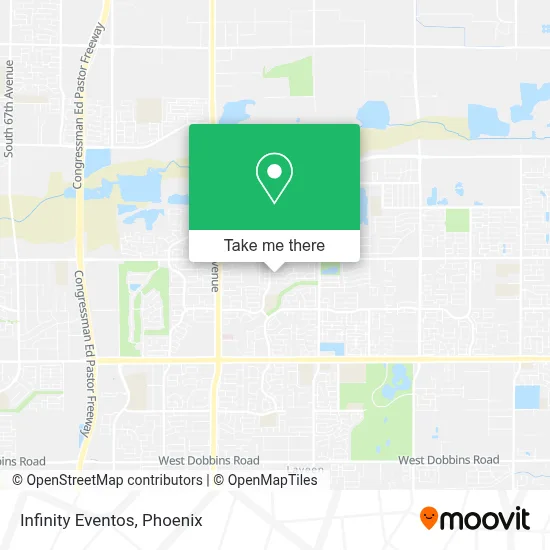 Infinity Eventos map