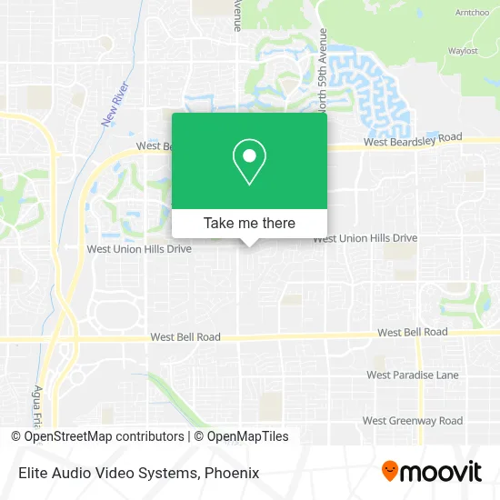 Elite Audio Video Systems map
