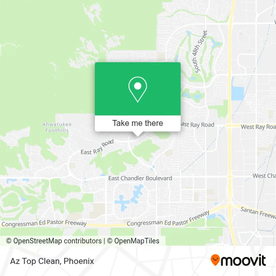 Az Top Clean map