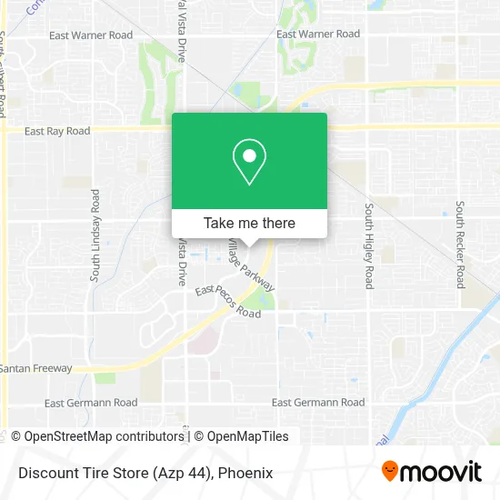 Discount Tire Store (Azp 44) map