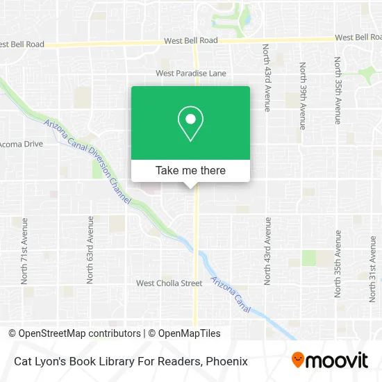 Cat Lyon's Book Library For Readers map