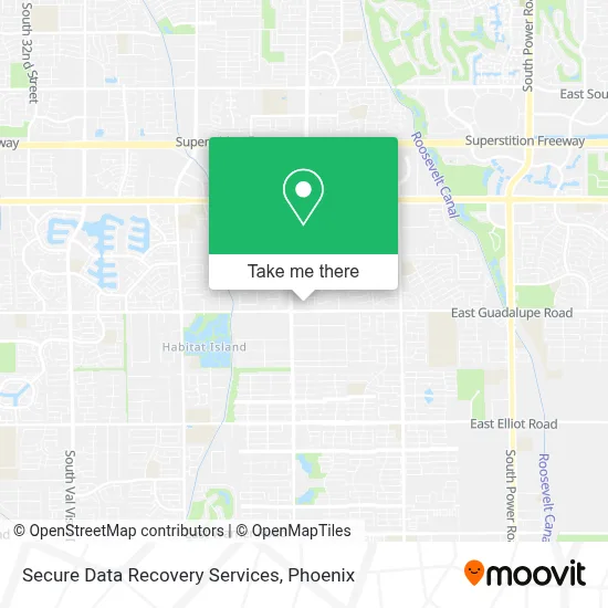 Secure Data Recovery Services map