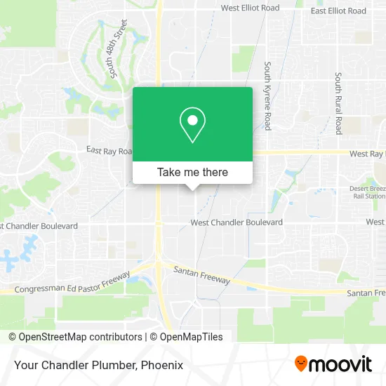 Your Chandler Plumber map
