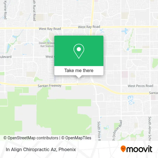 In Align Chiropractic Az map