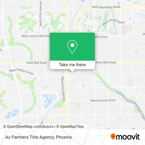 Az Partners Title Agency map