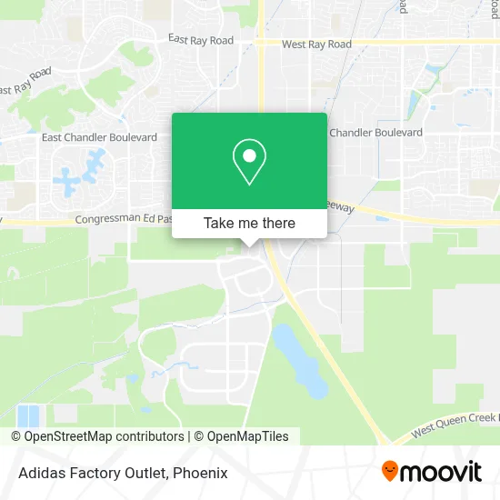 Adidas Factory Outlet map