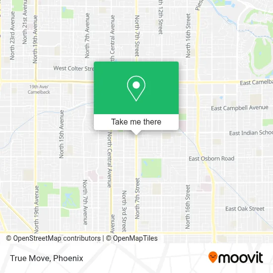 True Move map