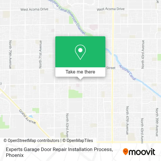 Experts Garage Door Repair Installation Process map