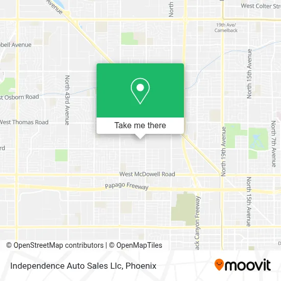 Independence Auto Sales Llc map