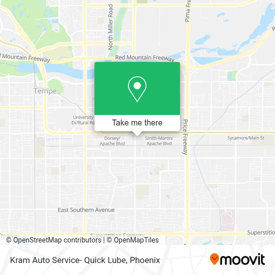 Kram Auto Service- Quick Lube map
